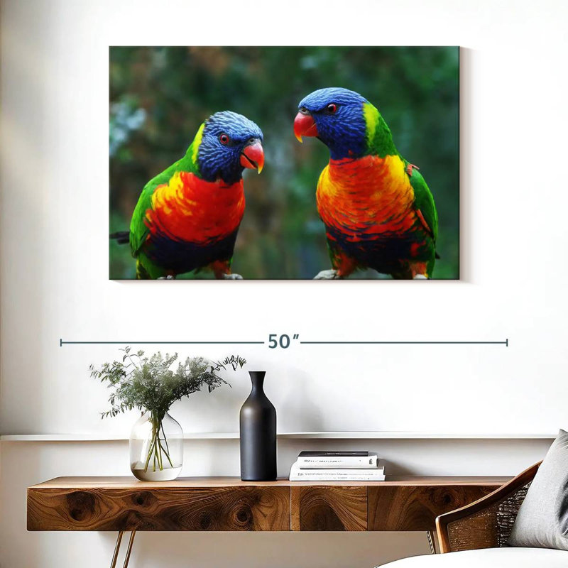 Brampt Lorikeet Buddies, 26" H x 39" W