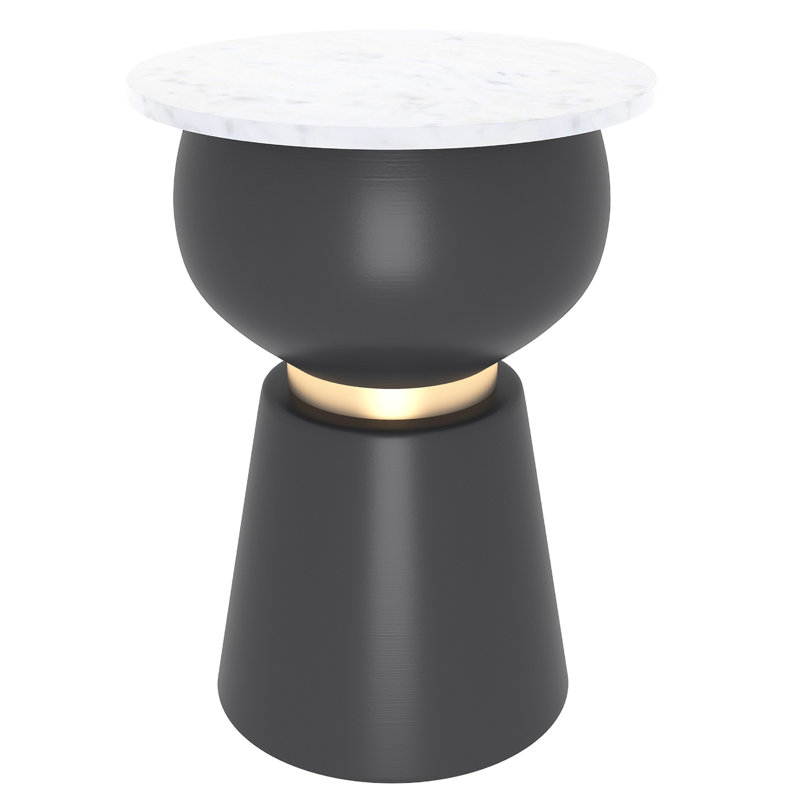 Table d'appoint Alora blanche