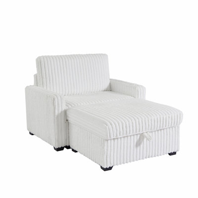 Chaise d'appoint de salon avec rangement pour chambre à coucher, bureau