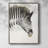 Zebra Stripes Framed Print - Solid Wood-1436135903