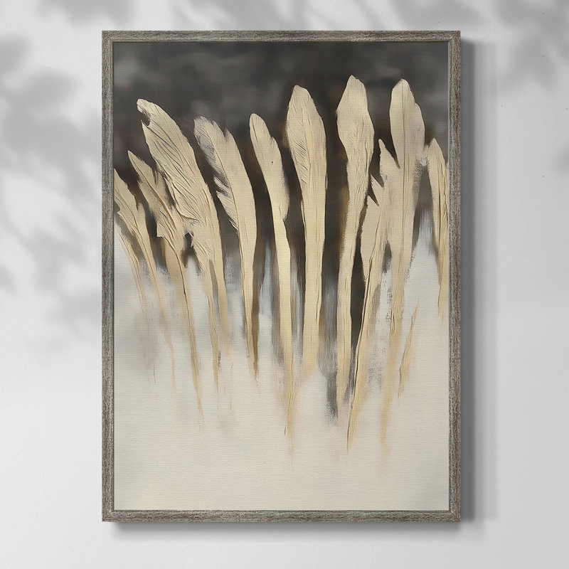 Reproduction encadrée FLORAL Series DCLXVII - bois massif, H 11 po x l 9 po