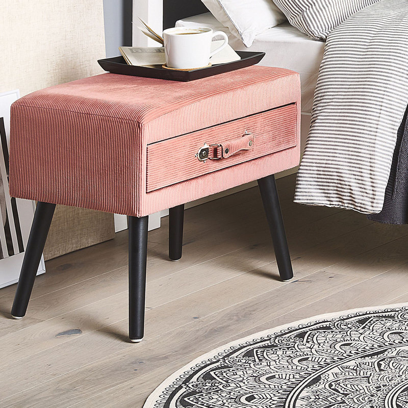 Burgess End Table, Pink