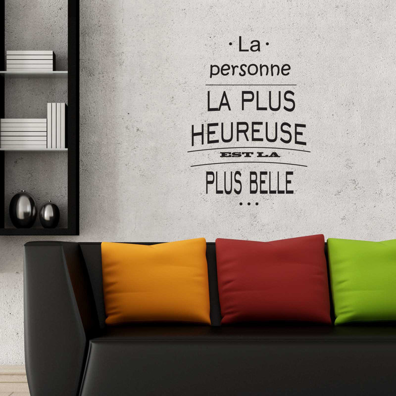 Text & Numbers Wall Decal