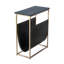 Edie Marble & Leather Magazine Side Table-639175465