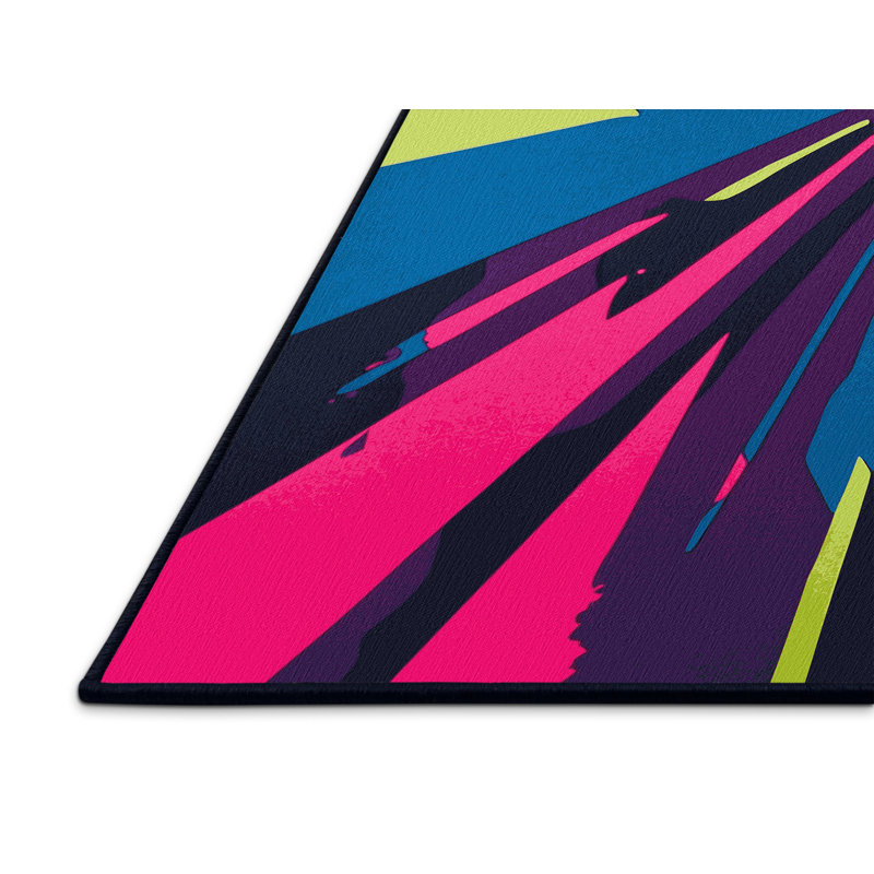 Neon Inferno Rug, Rectangle 8' x 12'