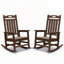 Ensemble de chaises berçantes en PEHD pour patio-1447931779