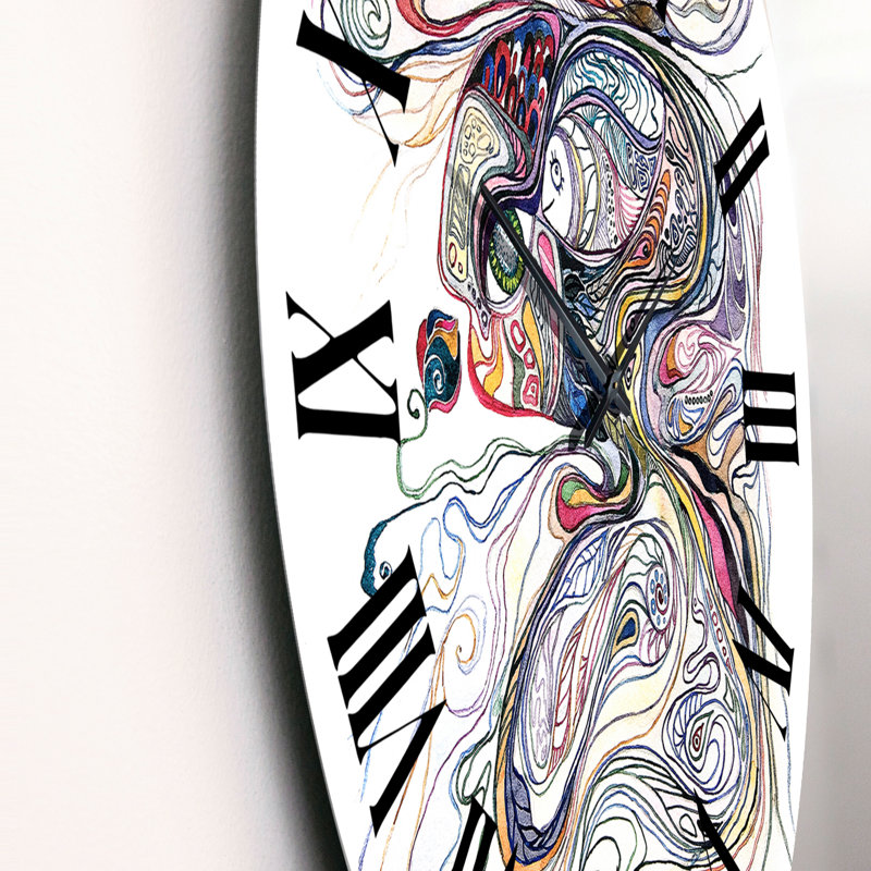 «Magic Mother Fish» - Horloge murale pour enfants, Moyen