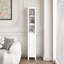 Armoire de rangement de 66,92 po de hauteur avec tablettes réglables