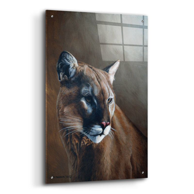 "Cougar" par Ron Parker, H 36 po x l 24 po x P 0,2 po