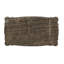 Table basse rectangulaire, plateau en marbre et finition noyer E Customa