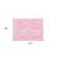 Tapis rose tissé à la main-586259772
