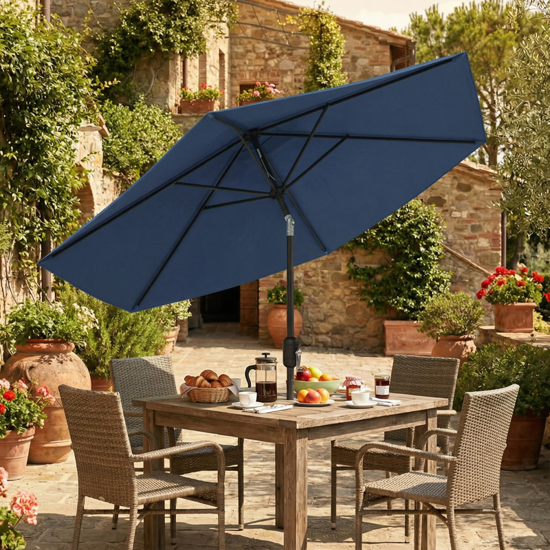 264cm Market Parasol, Navy