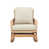 Coussin beige / structure naturelle est en rupture de stock
