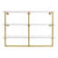 3 -Piece Iron Industrial Pipe Shelves