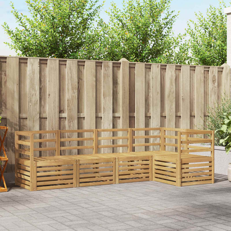 245cm Wide Patio Sectional Set