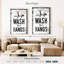 «Wash Your Hands», impression sur toile-248190479