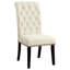 Ensemble de 2 chaises d'appoint capitonnées-125441428