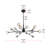 15 - Light Dimmable Sputnik Modern Linear Chandelier-463795395