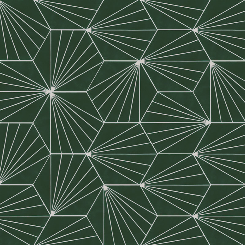 Carreau de sol et de ciment à motif de ciment 7,87 po x 9,09 po Spark C, Été