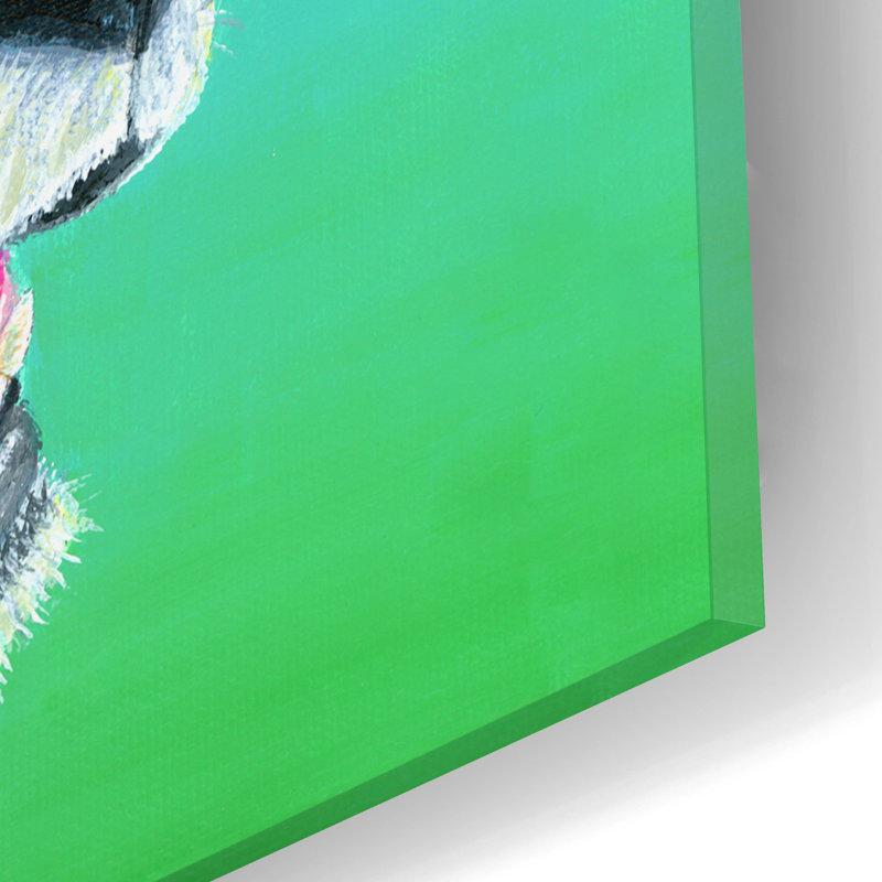 «Black Lab Mix» par Rebecca Wang Art, H 12 pi x l 16 pi