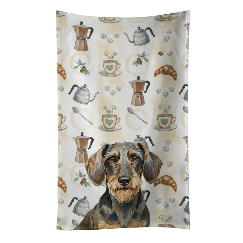 Serviette de cuisine Wirehaired Wild Boar Dachshund, Wirehaired Wild Boar Dachshund