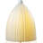 Mademoiselle 14.57" Gloss White Nolvety Table Lamp
