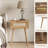15.6"W Nightstand Set of 2, Rattan Drawer & Solid Wood Legs for Bedroom or Living Room-626892846