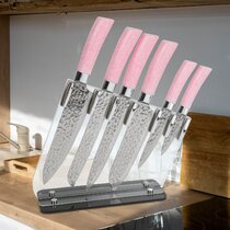 Wayfair  Pink Rust Resistant Knife Sets You'll Love in 2023