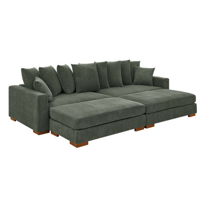 Emmakate Corduroy Sectional Symmetrical