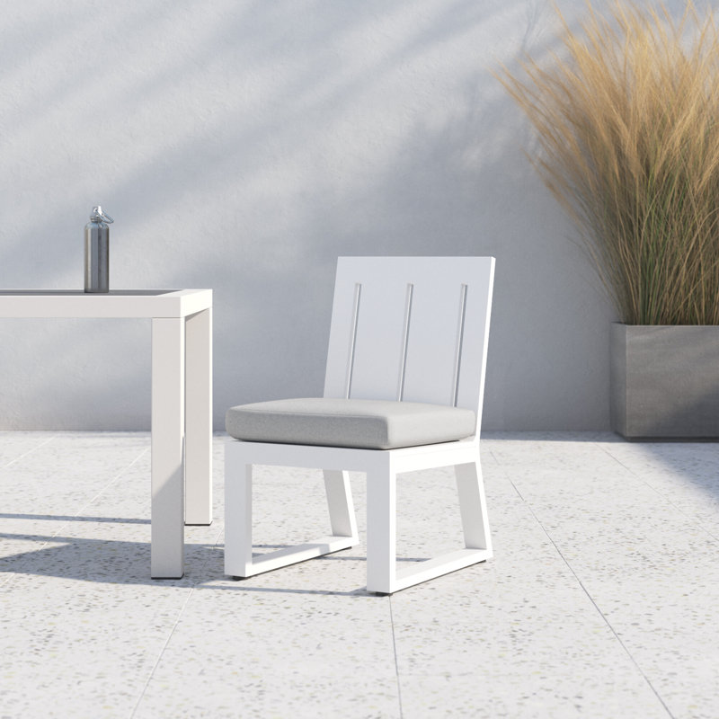 Camela Patio Dining Set, Cast Silver Sunbrella®