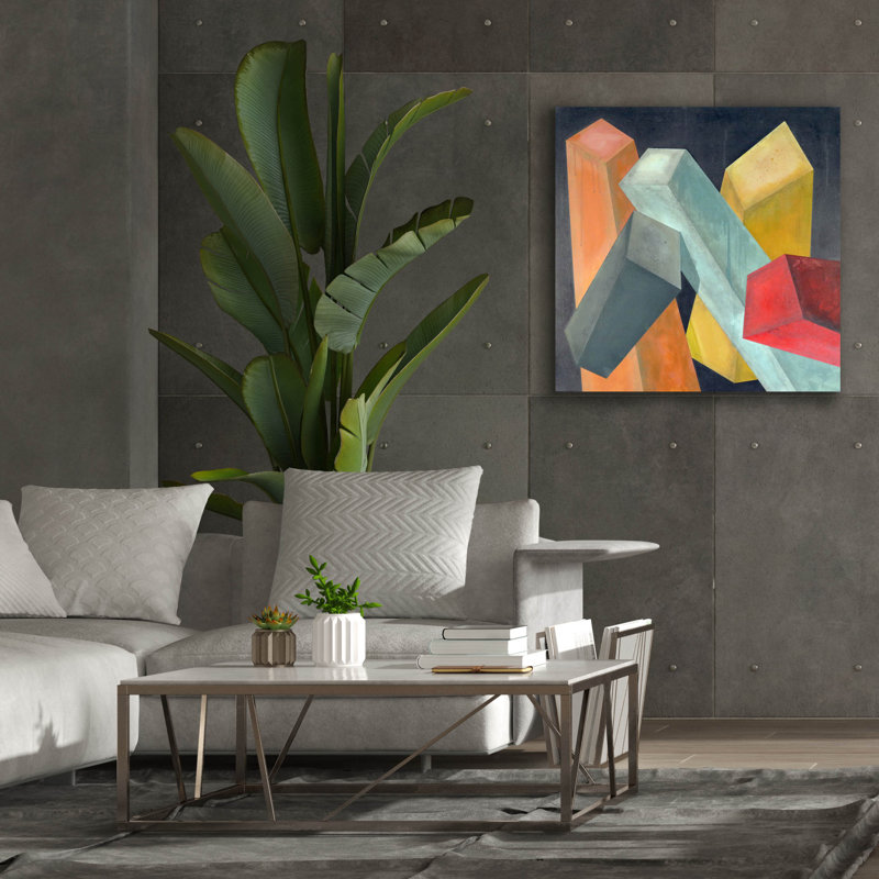 Toile épique Graffiti «A Delicate Balance» par Bebe Keith, 37 po x 37 po