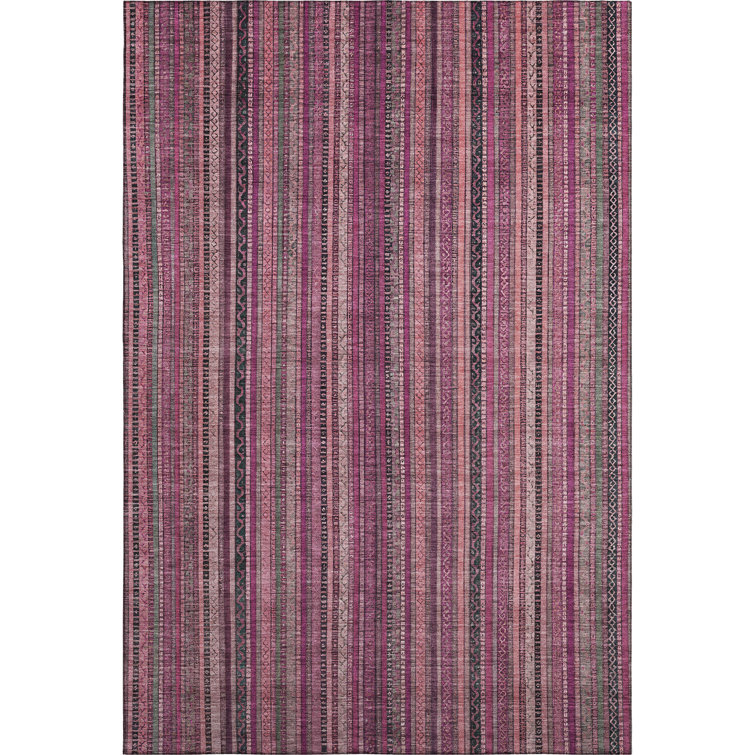 Premium Machine Washable Baford AMF1654 Stripes Rug
