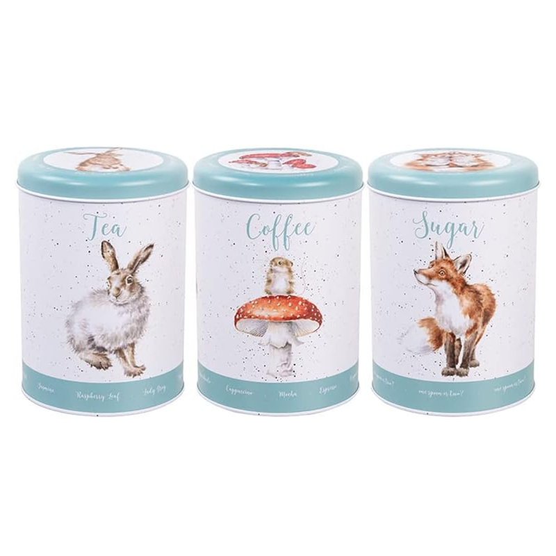 Wrendale Designs Metal Jar - Set of 3