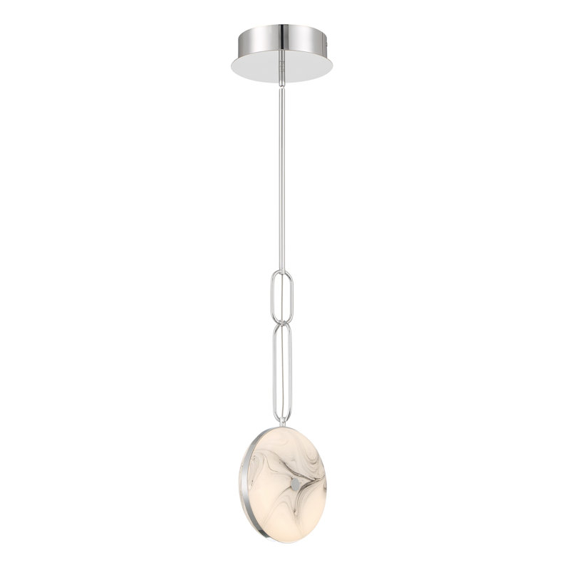 Disuco 1 - Light Chrome LED Pendant