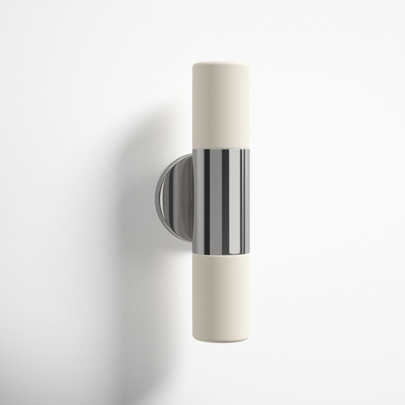 Otto Armed Sconce, Polished Nickel