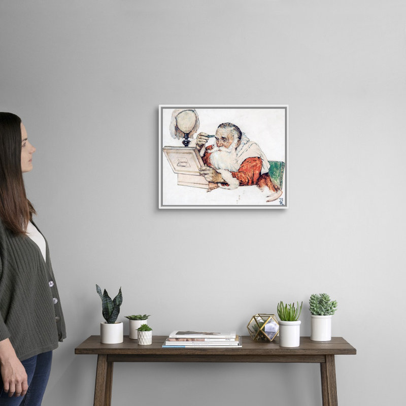 «An Audience Of One», art mural sur toile, H 18 po x l 22 po x P 1,75 po, Cadre flottant blanc