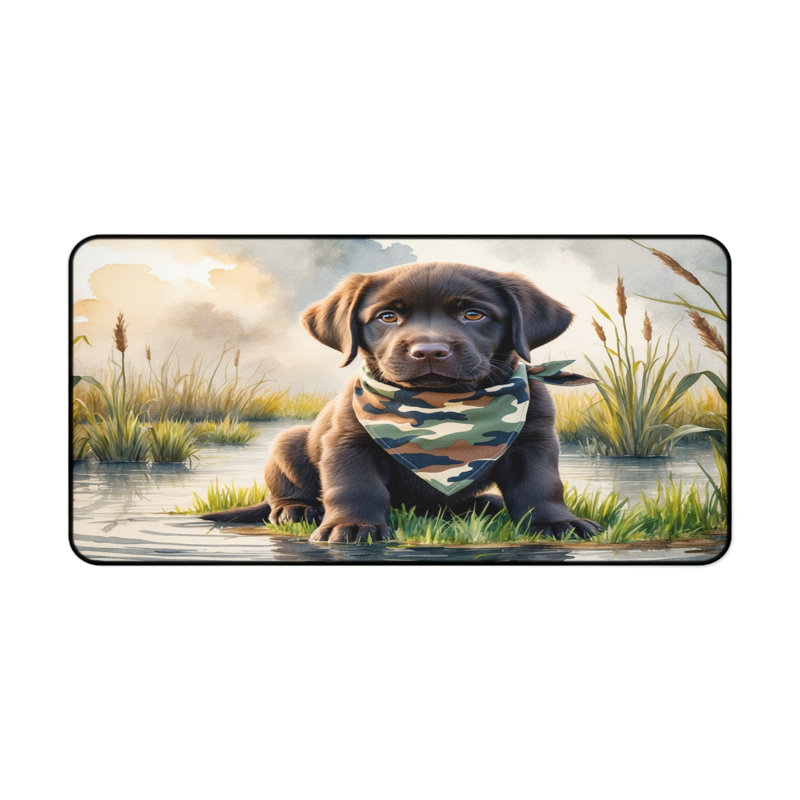 Polyester Desk Pad, 14.4x12.1