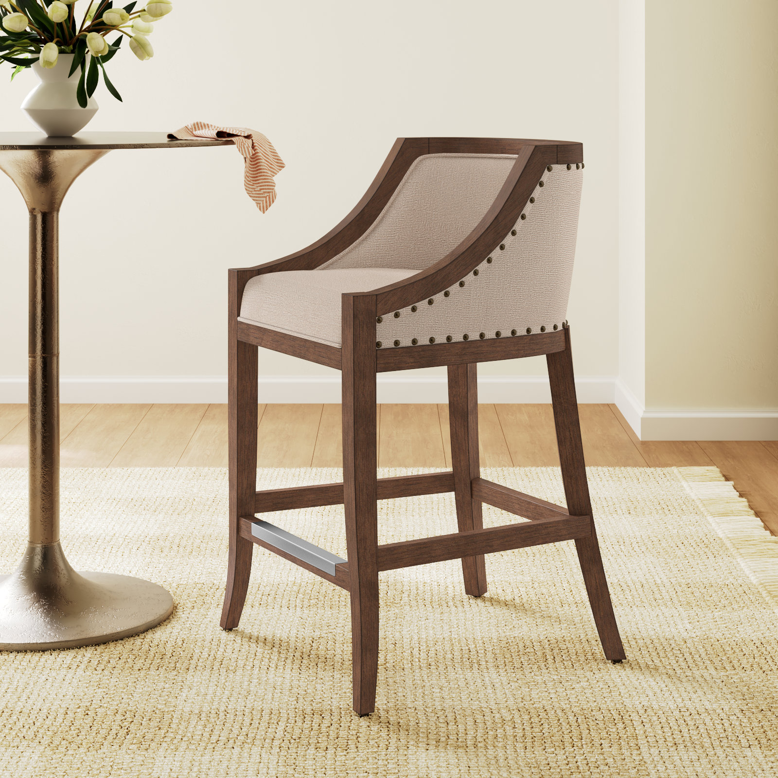 Celestial " Bar Stool, Counter Stool (26" Seat Height)
