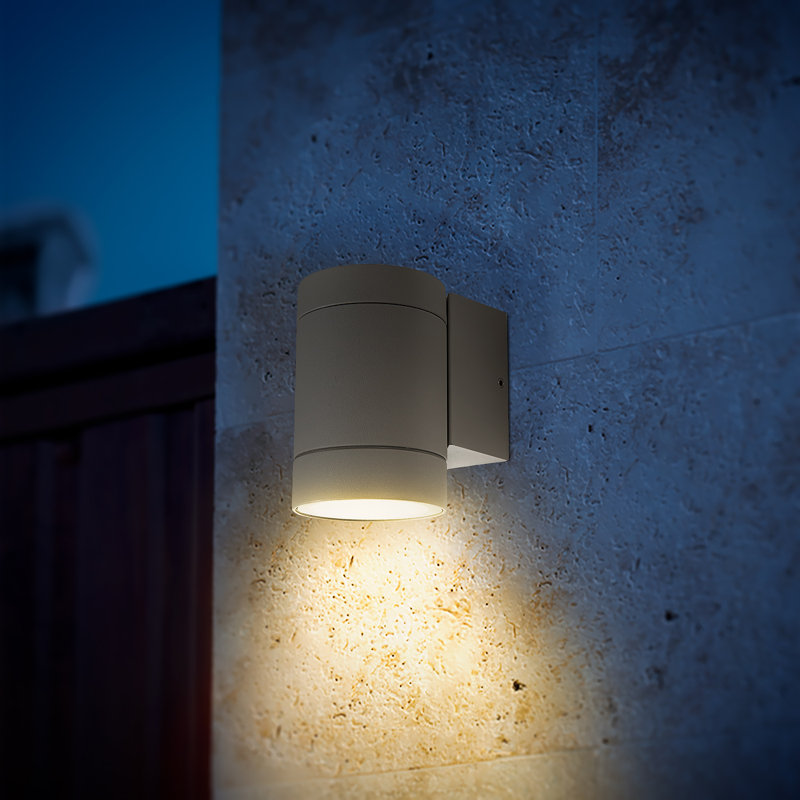 Jee 9.6cm H Outdoor Wall Light With Arm, Grey