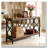 2-Tier Console Table with Sturdy Metal Frame
