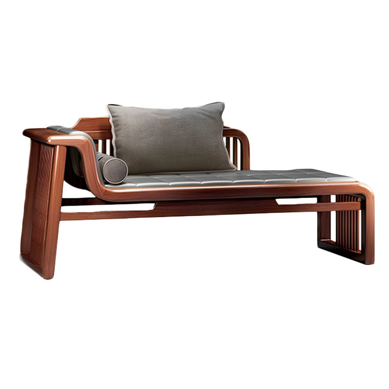 Chaise longue rembourrée Modern, Chaise longue à accoudoir gauche