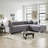 Joannette Polyester Blend Tufted Sofa & Chaise Sectional with Nailhead Trim-647190597