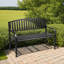 Banc de jardin extérieur en métal