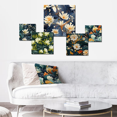 Tamiko - Floral Wall Art Set Of 5