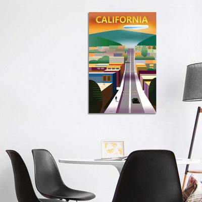 California Street - Wrapped Canvas Painting