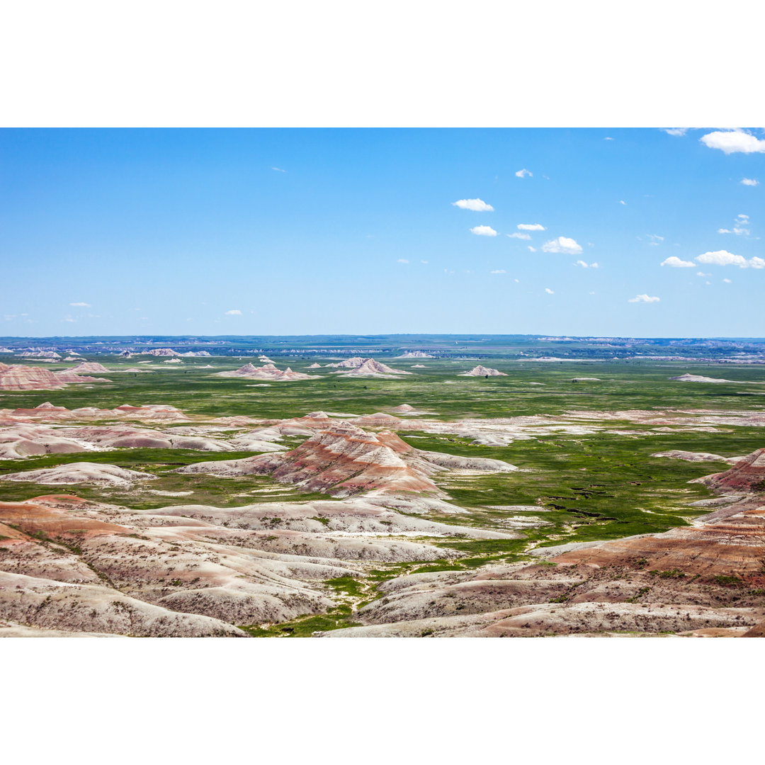 Landschaft In Badlands South Dakota von Peeterv - Ohne Rahmen auf Leinwand drucken