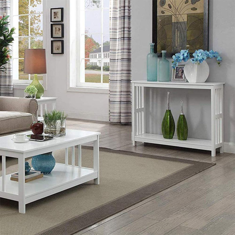 Meribelle 39.5'' Console Table, White