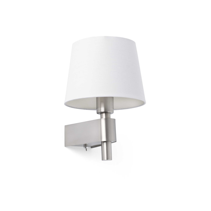 Room Armed Sconce, White