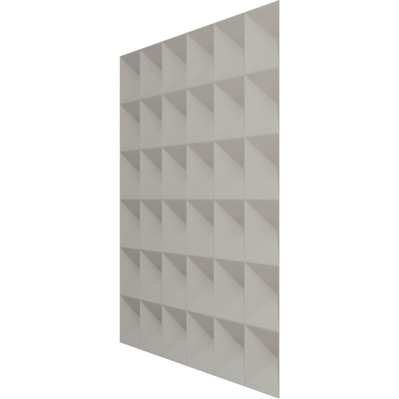 Panneau mural décoratif 3D Damon EnduraWall, l 19 5/8 po x H 19 5/8 po, doré métallique vieilli universel (couvre 2,67 pieds carrés)