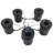 Hydroponics Deep Water Culture DWC Hydroponic System 5 Gallon 5 Buckets